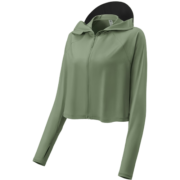 蕉下（beneunder）防晒衣女夏季新品防紫外线防晒服升级冰丝凉感女士送女友 升级披肩/湖茶绿 L