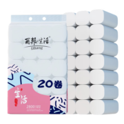 丽邦 Libang 卷纸 卫生纸无芯卷筒纸大卷纸家用厕纸巾手纸擦手纸抽 加粗2800克【140克*20卷】