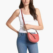 MICHAEL KORS 迈克·科尔斯 Dover 23新款女士小号牛皮革斜挎包半月包 35R3G4DC5L