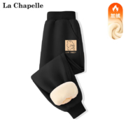 LA CHAPELLE MINI拉夏贝尔 加厚一体绒长裤