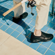 斯凯奇（Skechers）秋季商务休闲男鞋豆豆鞋休闲一脚蹬懒人鞋8790000BBK全黑色44