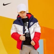 NIKE 耐克 童装男女童保暖短款羽绒服