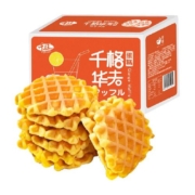 千丝千格华夫饼蛋糕点400g懒人夜宵小吃的零食品营养面包网红休闲