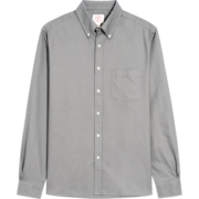 布克兄弟（BrooksBrothers） 男士纯棉美式经典长袖休闲扣结领衬衫 0007-灰色 XS