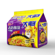 统一 老坛酸菜牛肉面大面饼五合一方便面150g*5袋 新老包装随机发货