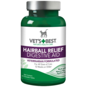 VET'S BEST美国绿十字猫草片猫咪调理肠胃吐毛球化毛膏化毛球片 60片/1瓶 猫草片 猫草片（60粒）