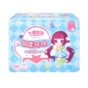 七度空间卫生巾少女超薄纯棉柔软加长夜用加量熟睡卫生巾338mm 少女超薄纯棉夜用【338mm 40片】