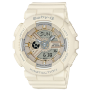 卡西欧（CASIO）手表女士BABY-G经典防震LED照明运动学生电子日韩表BA-110XGA-7A2