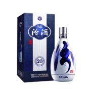 PLUS会员：汾酒 青花20 清香型白酒 53度 500ml 单瓶装