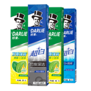 好来（DARLIE）黑人牙膏 超白竹炭星耀白清新口气 亮白防蛀固齿 护龈牙渍黄牙 清新亮白90g*3+140