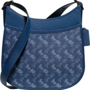 蔻驰（COACH）女士经典印花手提单肩斜挎包蓝色89140 V5PUS【品牌授权直供】
