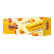 康师傅 蛋卷鸡蛋卷饼干糕点儿童休闲零食礼盒28%含蛋0添加水奶油味108g