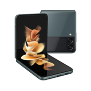 SAMSUNG Galaxy Z Flip3 5G 折叠屏 双模5G手机 立式交互体验 IPX8防水 8GB+256GB绿 夏夜森林