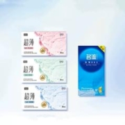 名流 超薄玻尿酸组合避孕套 40只（超薄10只+玻尿酸10只+开心持久10只+致薄002 10只）