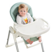 可优比（KUB）婴儿餐椅婴儿椅折叠宝宝餐椅便携式座椅多功能儿童餐椅桃花粉