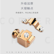 PNTU 国际电工 86型暗装大板灰色家用多孔墙壁电源一开五孔开关插座面板