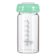 可瑞儿（MyCarol）玻璃储奶瓶180ML宽口径保鲜储奶杯2个装 CN-P01