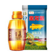 金龙鱼 胡姬花米油精选套餐约658g 胡姬花花生油158ml 东北大米500g大米随机发货