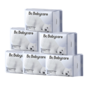 bc babycare绵柔巾 加厚小熊巾 干湿两用 bbc婴儿绵柔巾 成人可用洗脸巾 80抽*6包