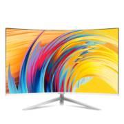 夏新（Amoi）32英寸电脑显示器电竞曲面液晶显示屏幕监控4K吃鸡游戏广色域HDMI 32英寸【曲面 全面屏 75hz 】白色
