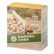 光合星球（THE BABYPANTRY）babycare婴幼儿钙铁锌小饼干6月+宝宝零食蛋黄芝士味80g