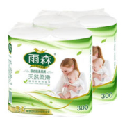 yusen 雨森 原生木浆卷纸 150g*4卷