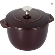 【含税直邮】Staub 珐宝 珐琅铸铁锅 煮饭锅/煲汤锅 16厘米 磨砂红 STAUB 珐宝