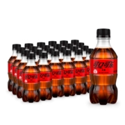可口可乐 无糖碳酸饮料 零糖可乐300ml*24瓶
