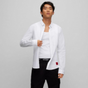 HUGO Hugo Boss 雨果·博斯 Ero3-W 男士纯色修身衬衫 50450179