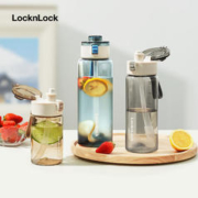 LOCK&LOCK 弹饮杯大容量水杯Tritan太空杯吸管运动水壶户外健身男
