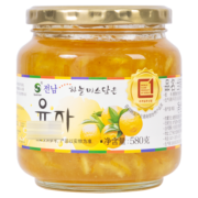 韩国进口 全南 蜂蜜柚子茶饮品580g 小规格原装进口蜂蜜水果茶早餐酸甜果酱维c冲泡饮品
