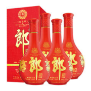 LANGJIU 郎酒 53度红花郎（10）酱香型高档白酒500ml*4瓶组套商务宴请
