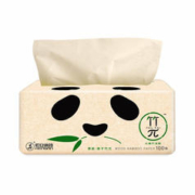 zhupai 竹π 竹浆本色纸 抽纸3层100抽*软抽面巾纸*20包（整箱销售）