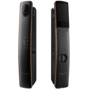 鹿客（LOOCK）S50MPro-H大屏猫眼版 指静脉锁全自动智能门锁密码锁非指纹锁 S50MPro-H星云灰 大屏猫眼版