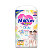 【自营】花王妙而舒Merries透气宝宝拉拉裤学步裤尿不湿XL38*6包