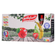 米莱菲（MILLEFRUITS）法国原装进口果泥水果泥苹果香蕉草莓果泥袋装 到24年1月下旬 12袋混合果泥