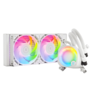 毅凯火力 (ekwb) EK AIO 240 Lux D-RGB 白色一体式CPU水冷散热器 240MM水排 ARGB彩屏灯效