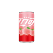 可口可乐（Coca-Cola）蜜桃味可乐汽水 碳酸饮料 200ml*12罐 整箱装