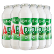 plus会员:娃哈哈AD钙奶风味乳饮 100ml*10瓶