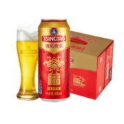 青岛啤酒 福如东海 10度 500ml*12听*2件