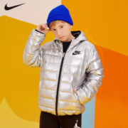 20点！NIKE 耐克 童装男女童双面穿轻薄羽绒