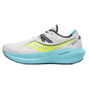 Saucony索康尼胜利20跑鞋男强缓震跑步鞋轻便秋冬运动鞋子Triumph20 灰黄15 42