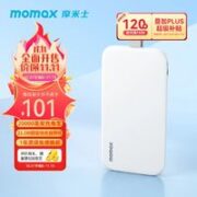 momax 摩米士 IP119 22.5W 自带线充电宝 20000mAh