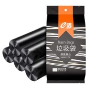 e洁 背心垃圾袋 加厚手提式 45x59cm 4卷 共100只