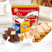 slavyanka 斯拉夫  酸鲜奶威化糖果 500g