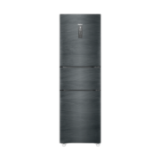 海尔（Haier）【新品】海尔冰箱三门235升一级能效智能双变频风冷无霜阻氧干湿分储DEO净味租房小型家用节能冰箱 一级双变频+阻氧干湿分储+风冷无霜【银河灰】