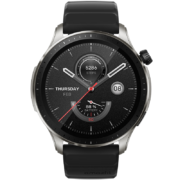 Amazfit 华米跃我 GTR 4 银翼黑 智能手表 50米防水