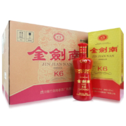 剑南春 金剑南K6 52度 500ml*6瓶 整箱装 浓香型白酒