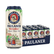 概率券：PAULANER 保拉纳 柏龙 小麦白啤酒 500ml*24听 整箱