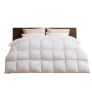 京东京造Duvet D'oie杜唯朵羽绒被 95%国产鹅绒被子冬季1300g 2*2.3米